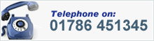 Call us on 01786 451345